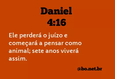 Daniel 4:16 NTLH