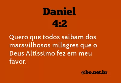 Daniel 4:2 NTLH