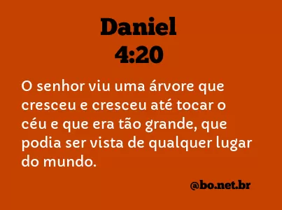 Daniel 4:20 NTLH