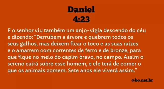 Daniel 4:23 NTLH