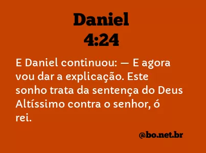 Daniel 4:24 NTLH