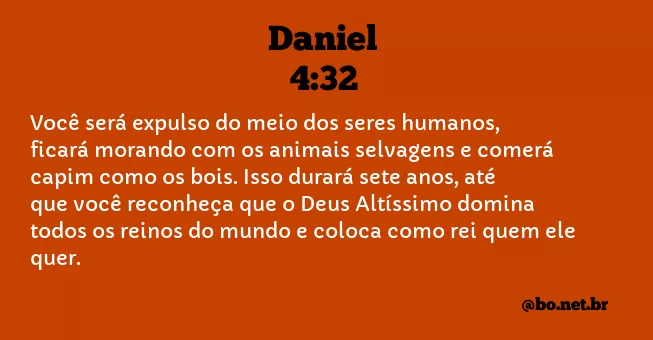 Daniel 4:32 NTLH