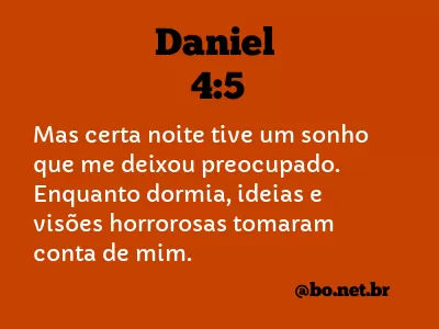 Daniel 4:5 NTLH