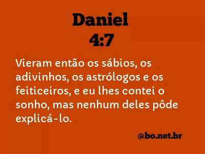 Daniel 4:7 NTLH
