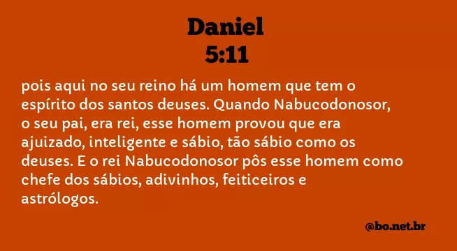 Daniel 5:11 NTLH