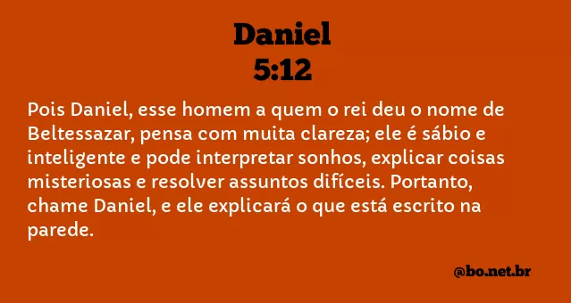 Daniel 5:12 NTLH