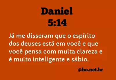 Daniel 5:14 NTLH