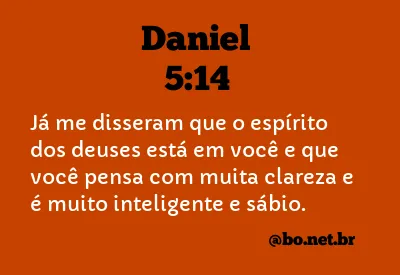 Daniel 5:14 NTLH