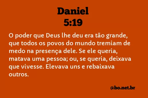 Daniel 5:19 NTLH