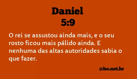 Daniel 5:9 NTLH