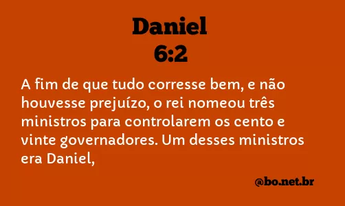 Daniel 6:2 NTLH