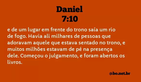 Daniel 7:10 NTLH