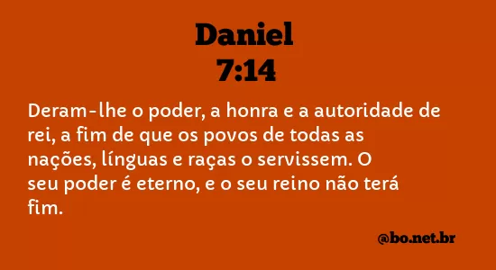 Daniel 7:14 NTLH