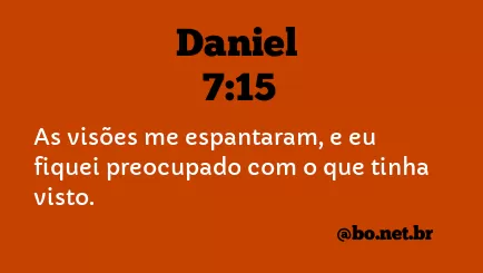 Daniel 7:15 NTLH