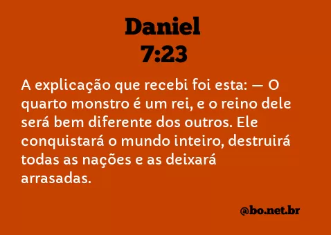 Daniel 7:23 NTLH
