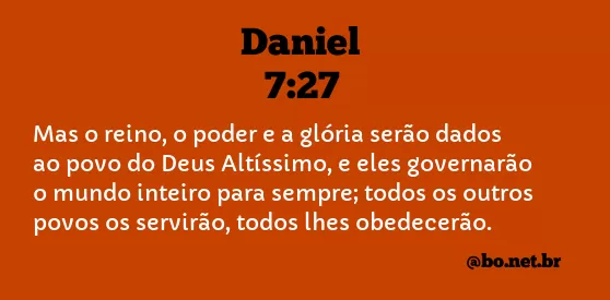 Daniel 7:27 NTLH