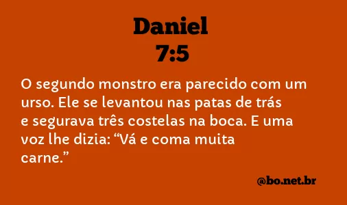 Daniel 7:5 NTLH