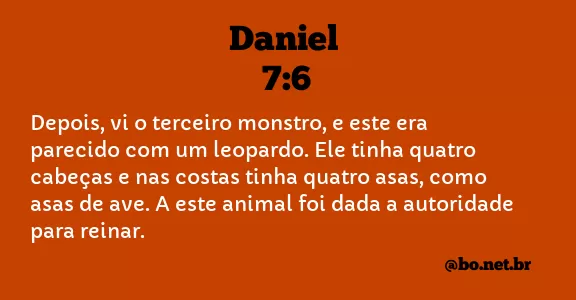 Daniel 7:6 NTLH