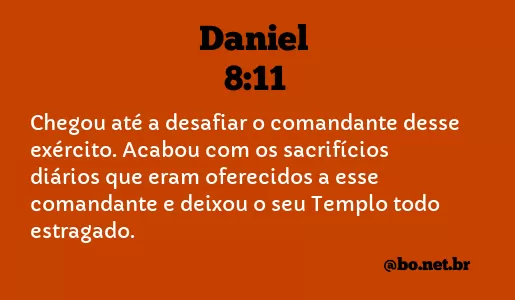 Daniel 8:11 NTLH