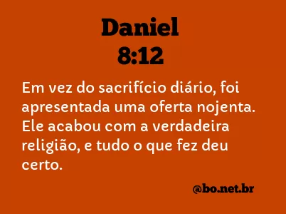Daniel 8:12 NTLH