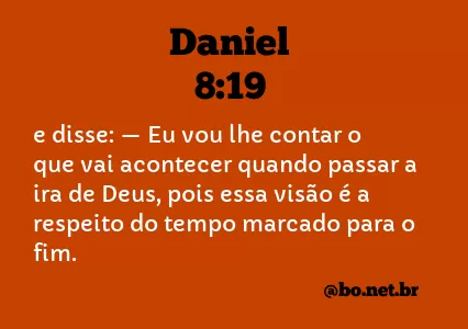 Daniel 8:19 NTLH