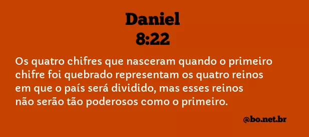 Daniel 8:22 NTLH