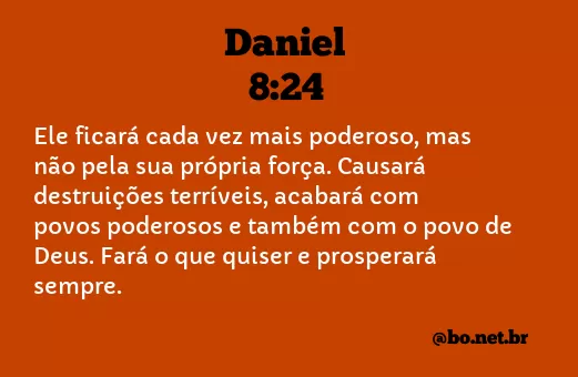 Daniel 8:24 NTLH