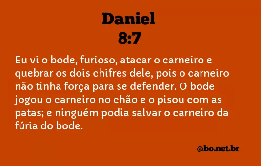 Daniel 8:7 NTLH