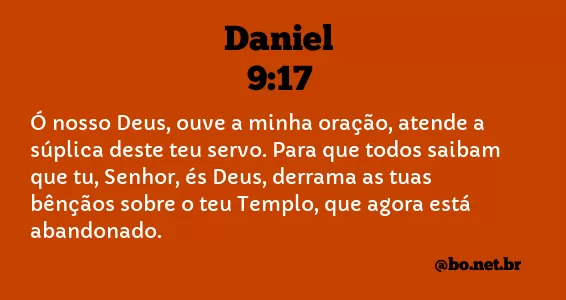 Daniel 9:17 NTLH