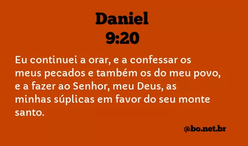 Daniel 9:20 NTLH