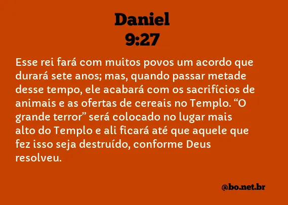 Daniel 9:27 NTLH