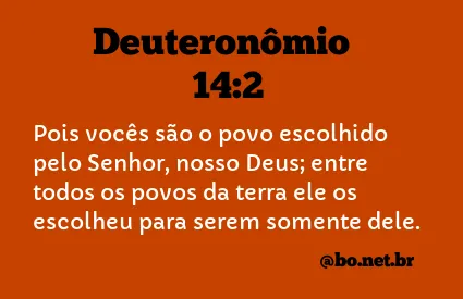 Deuteronômio 14:2 NTLH