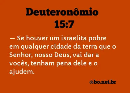 Deuteronômio 15:7 NTLH