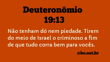 Deuteronômio 19:13 NTLH