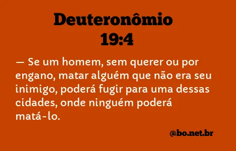 Deuteronômio 19:4 NTLH