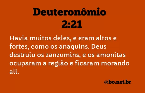 Deuteronômio 2:21 NTLH
