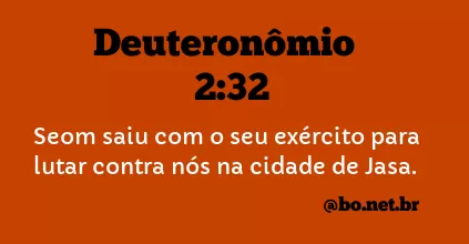 Deuteronômio 2:32 NTLH