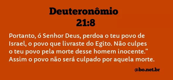 Deuteronômio 21:8 NTLH