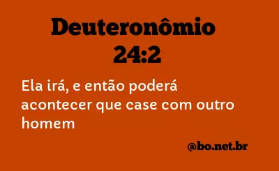 Deuteronômio 24:2 NTLH