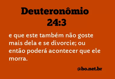 Deuteronômio 24:3 NTLH