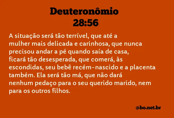 Deuteronômio 28:56 NTLH