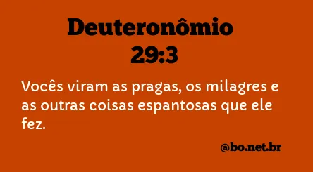 Deuteronômio 29:3 NTLH