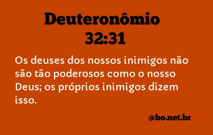 Deuteronômio 32:31 NTLH