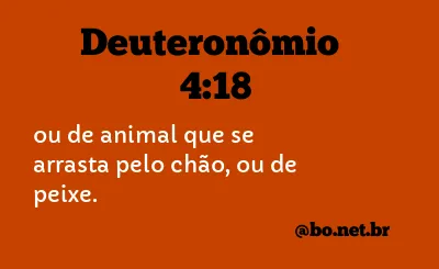 Deuteronômio 4:18 NTLH