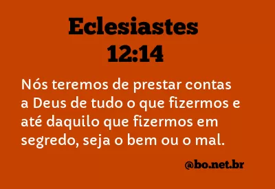 Eclesiastes 12:14 NTLH