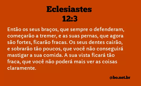Eclesiastes 12:3 NTLH