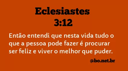 Eclesiastes 3:12 NTLH