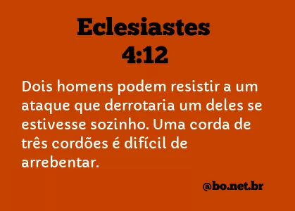 Eclesiastes 4:12 NTLH