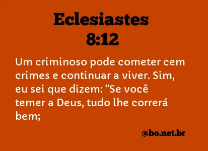 Eclesiastes 8:12 NTLH