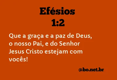 Efésios 1:2 NTLH